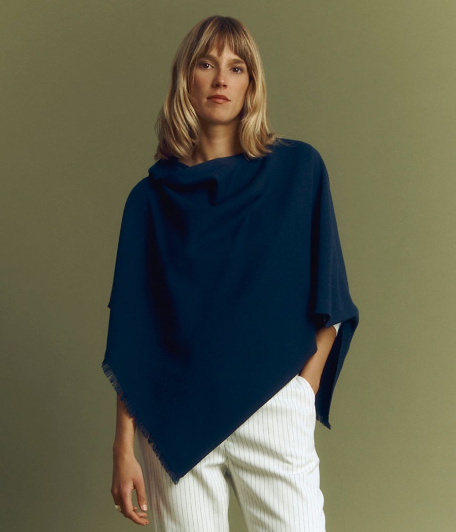 Best Devernois Merino Wool Knit Cape