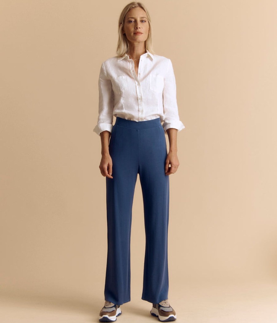 New Devernois Viscose Jersey Knit Pants