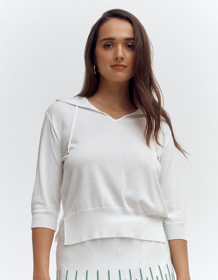 Hot Devernois Knitted Viscose Sweatshirt