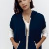 Clearance Devernois Short-Sleeved Knit "Sweatshirt" Vest