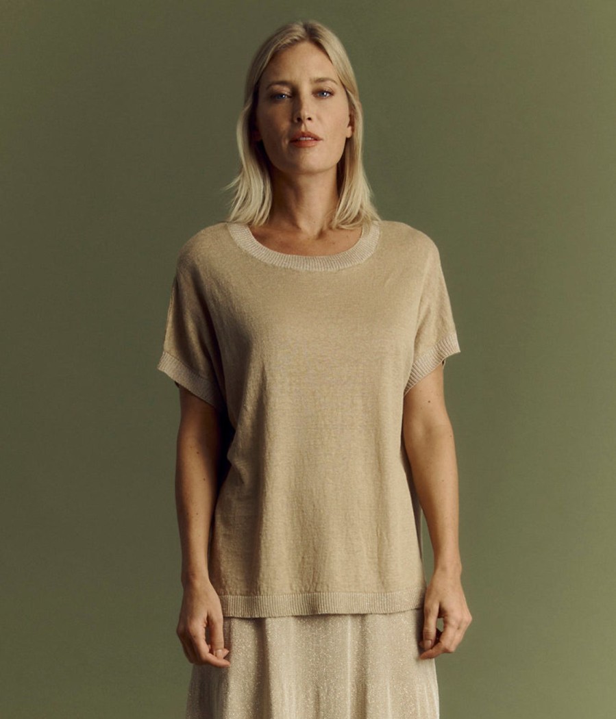 Best Devernois Linen Knit Sweater