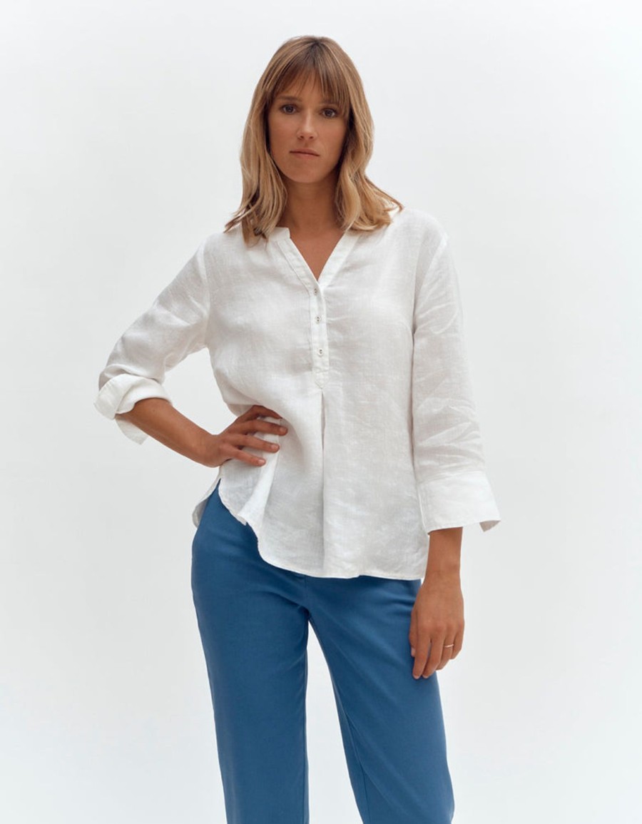 Best Devernois Blouse Bi-Matiere