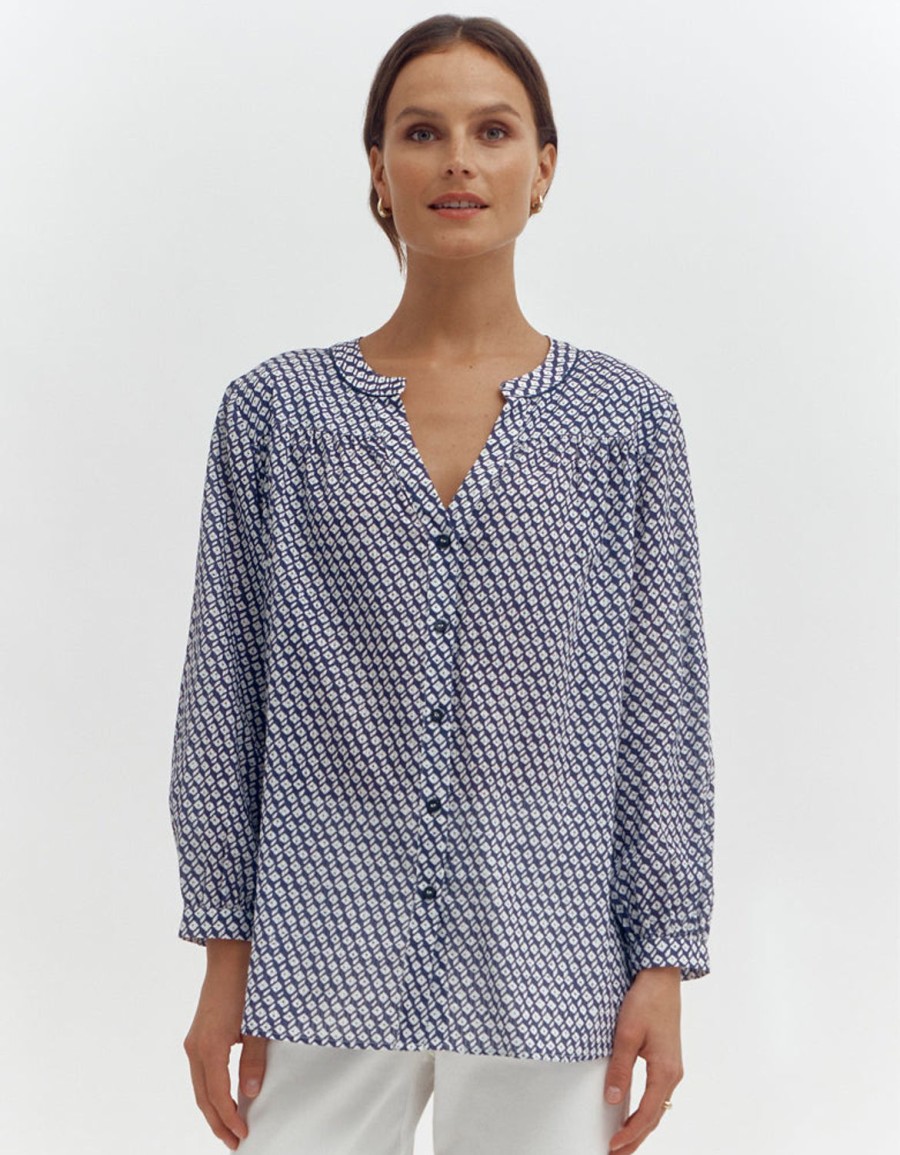 New Devernois Printed Blouse