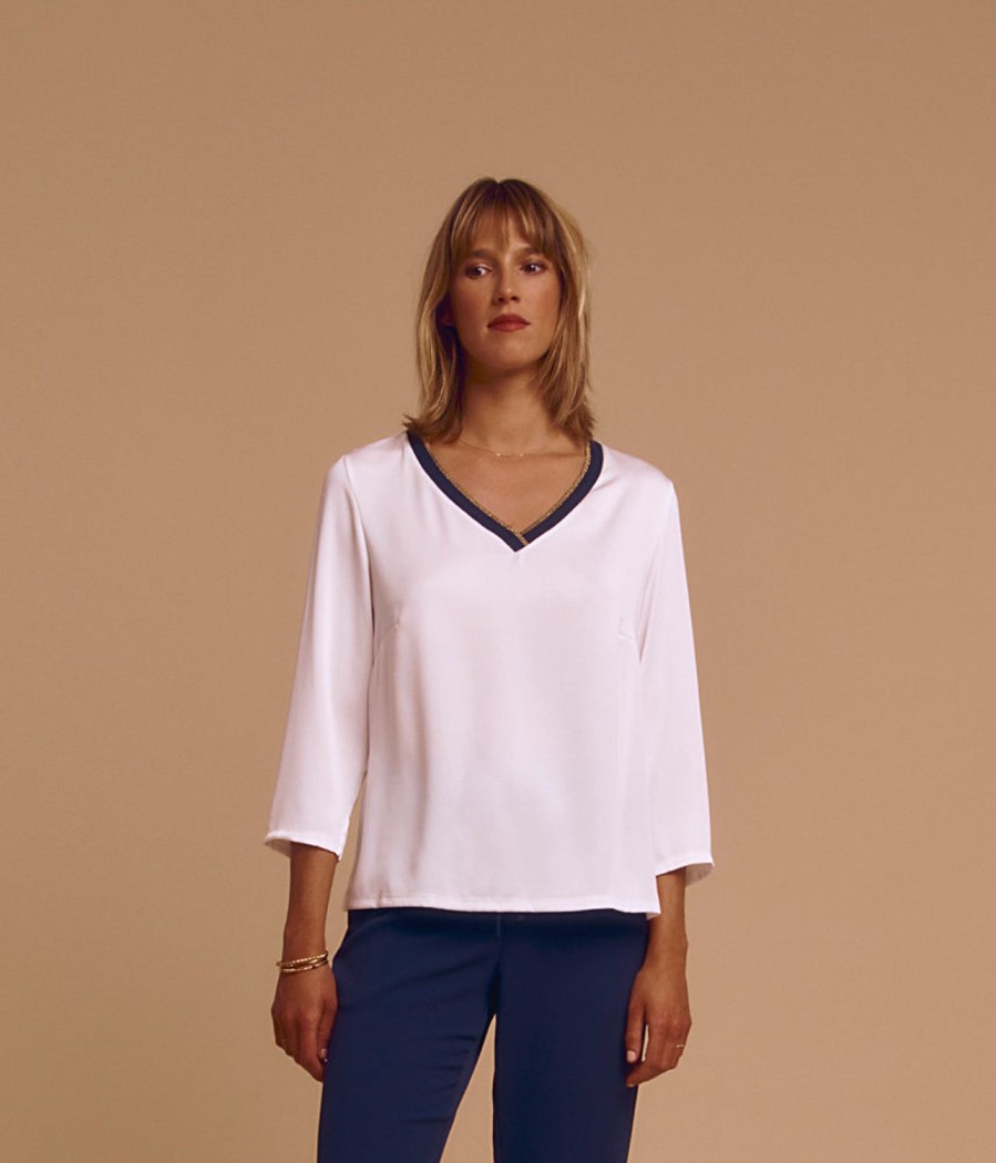 Hot Devernois Crepe Top