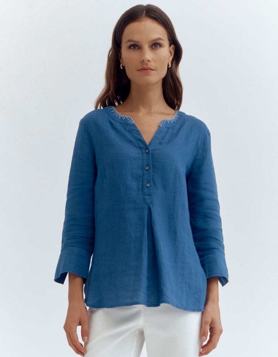 Hot Devernois Blouse Bi-Matiere