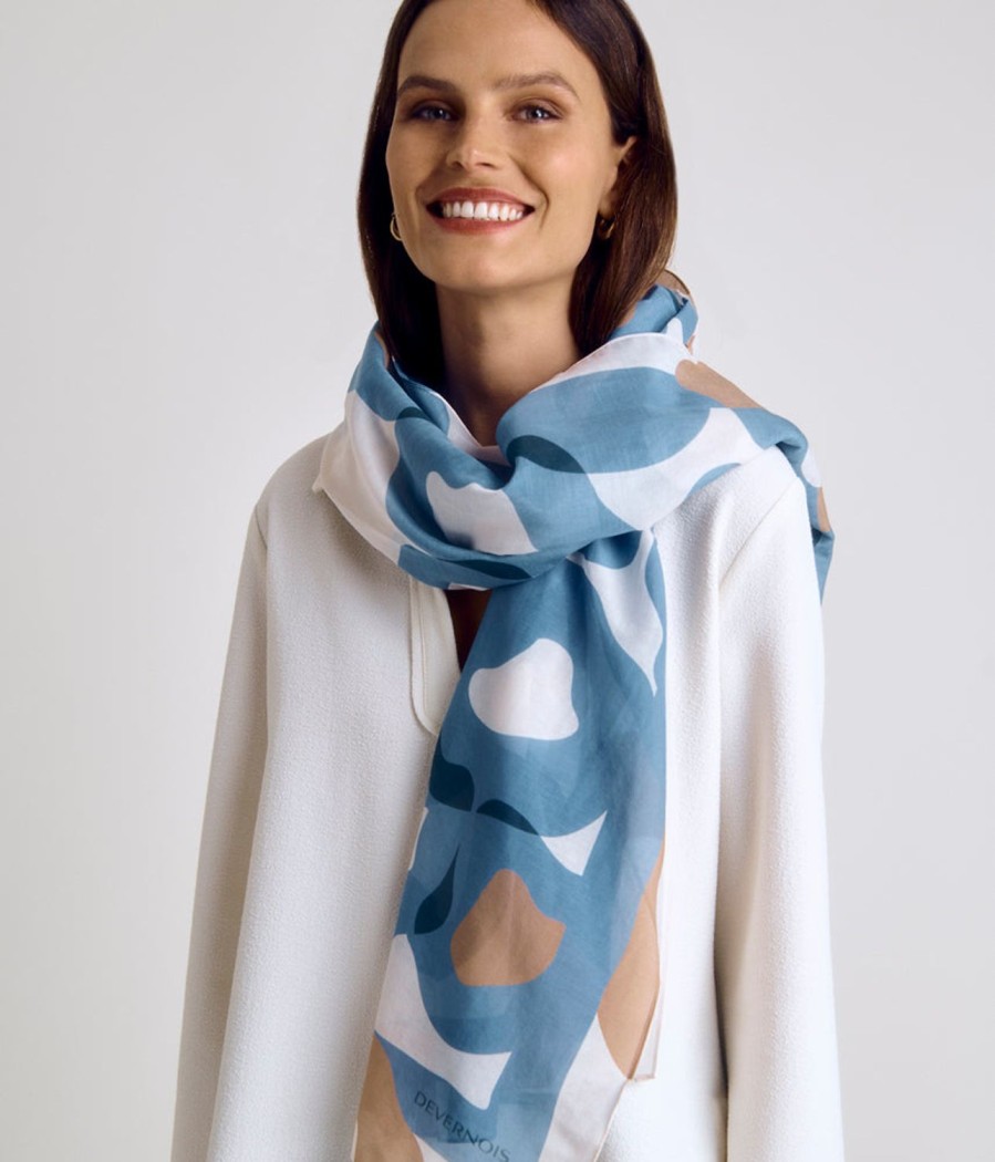 Online Devernois Printed Scarf