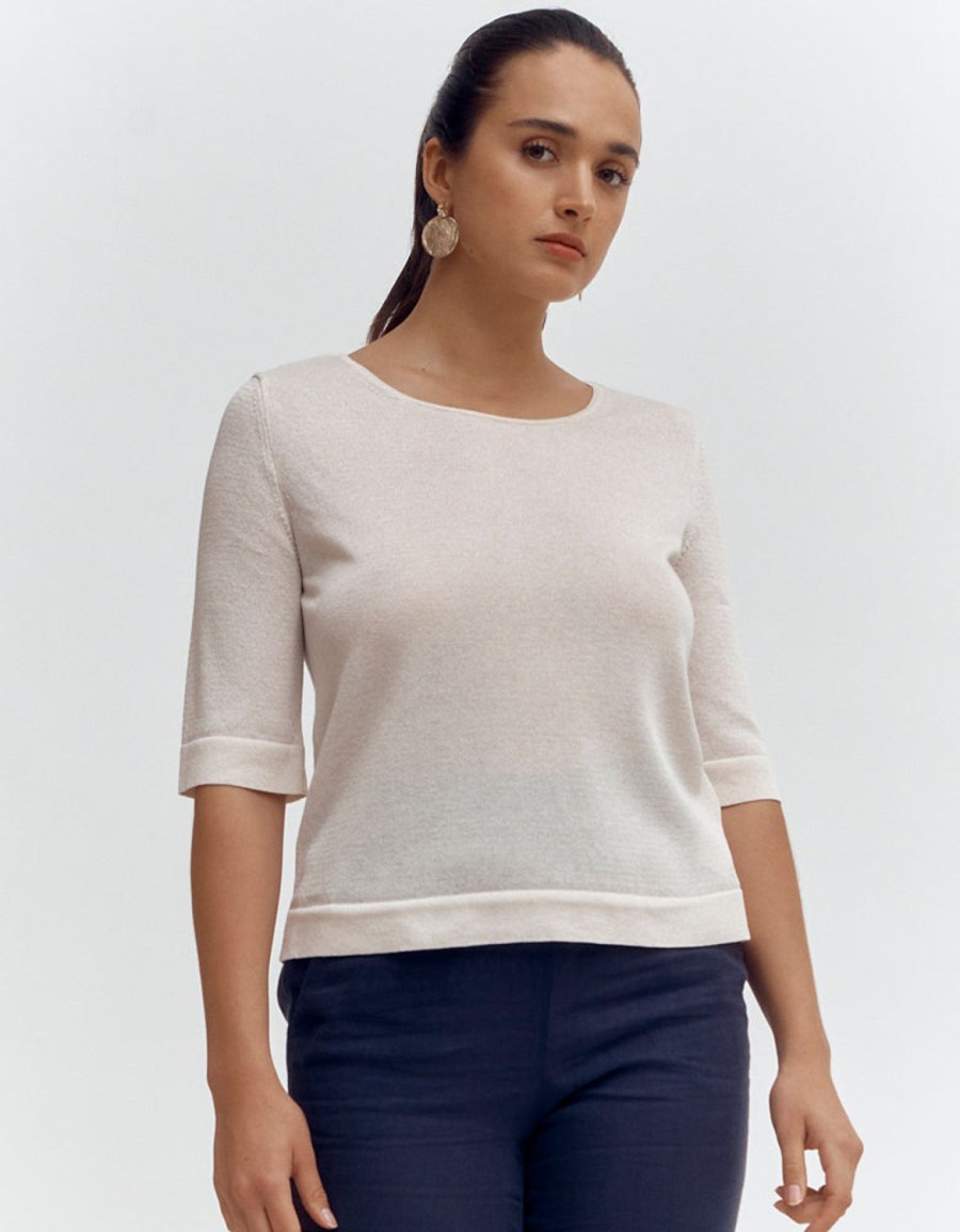 Clearance Devernois Iridescent Knit Jumper