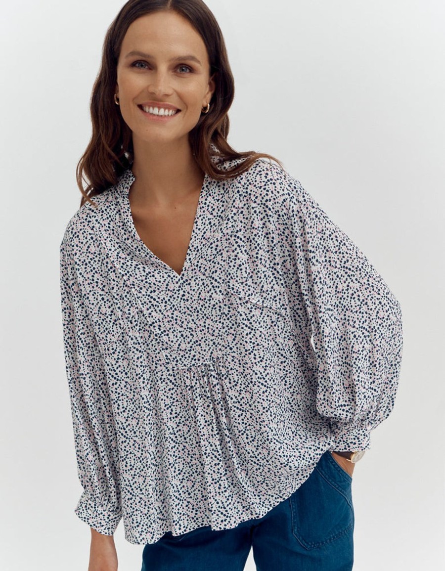 New Devernois Printed Blouse