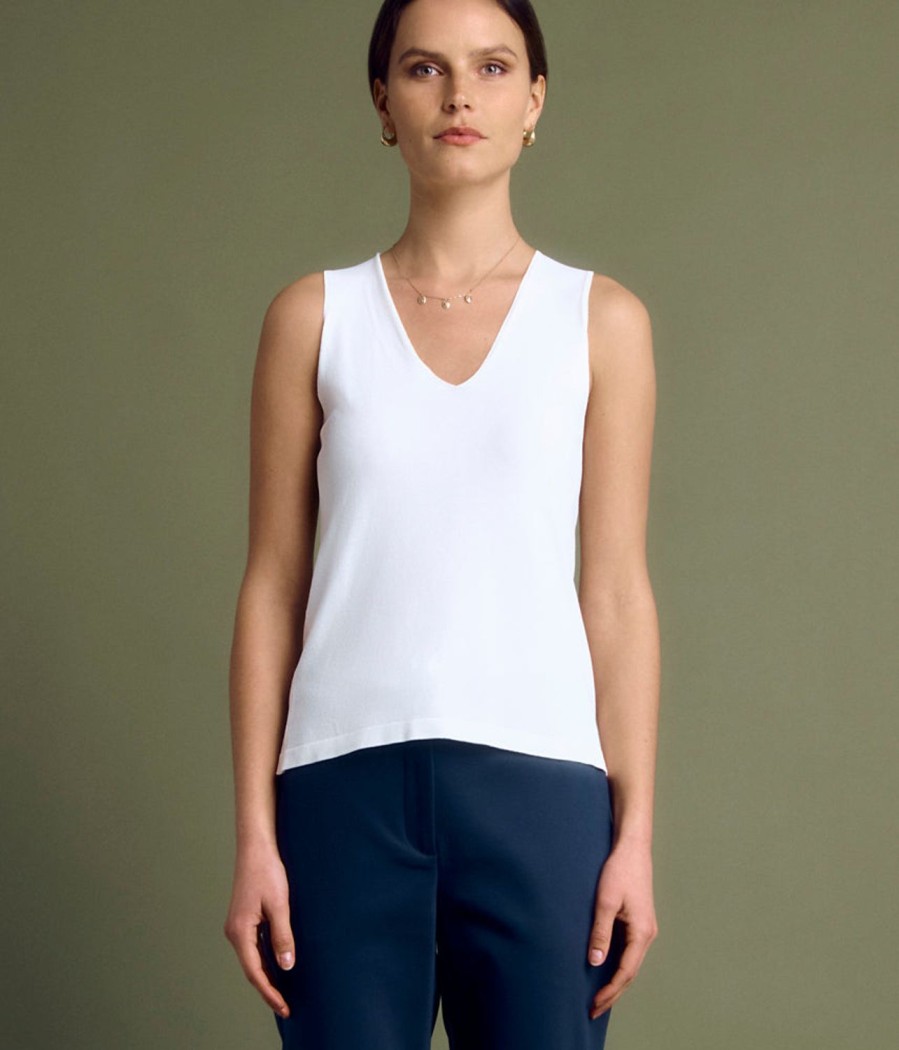 Online Devernois Mesh Tank Top