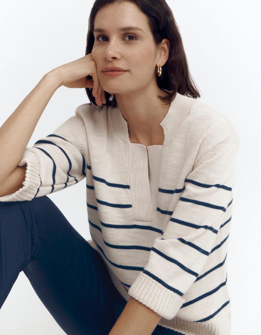 Clearance Devernois Knit Sailor Top