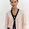 Clearance Devernois Ribbed Knit Cardigan