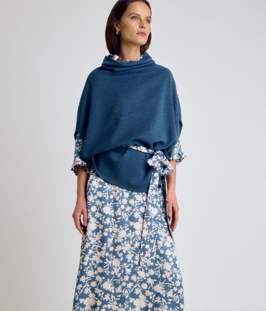 New Devernois Merino Wool Cape