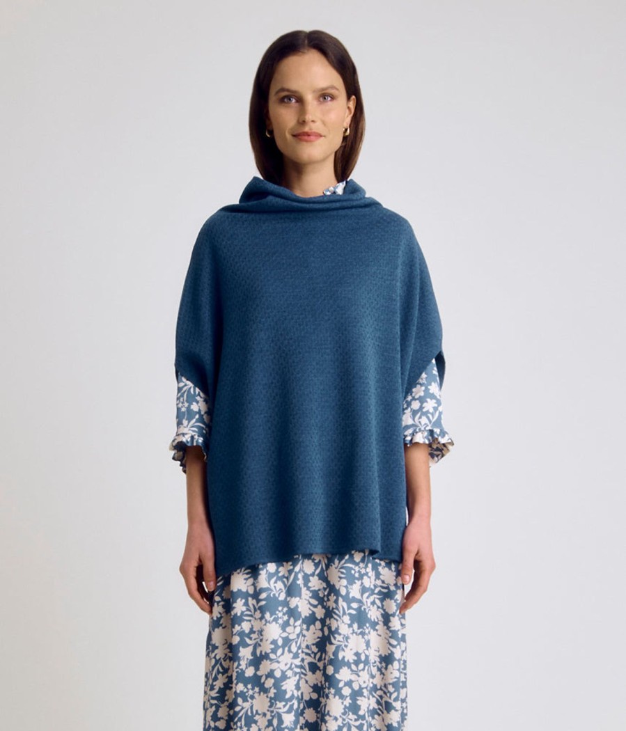 New Devernois Merino Wool Cape