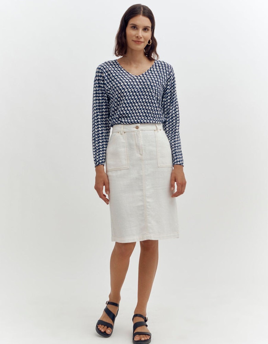 Online Devernois Straight Skirt