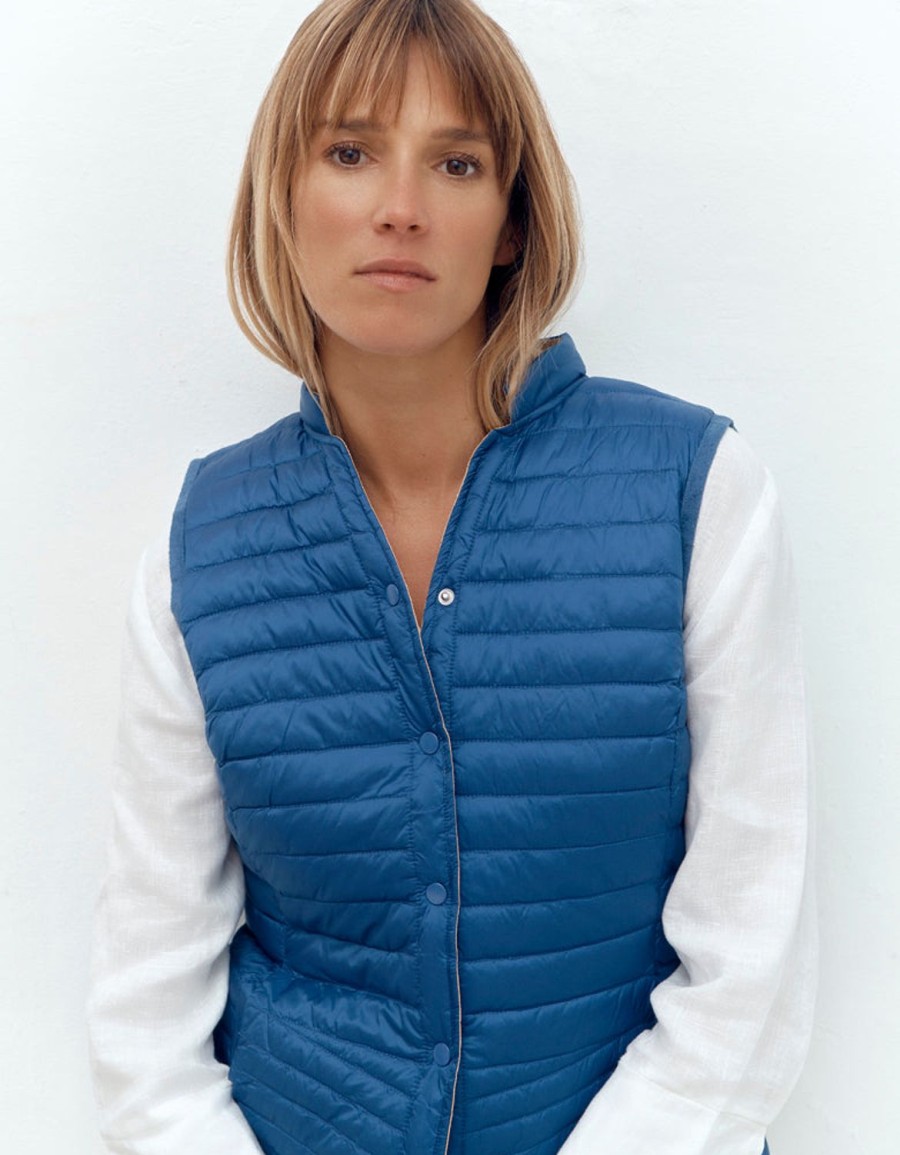 Best Devernois Reversible Sleeveless Down Jacket