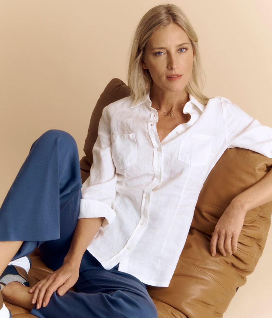 Best Devernois Washed Linen Blouse