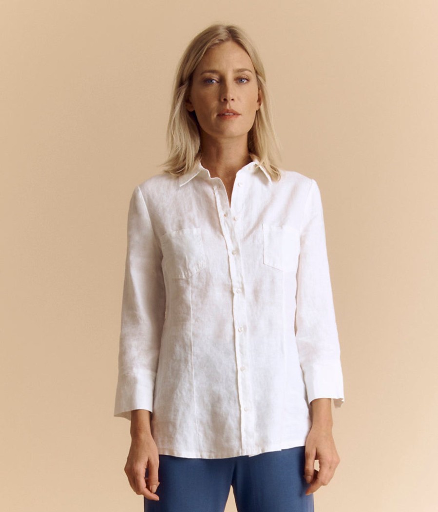 Best Devernois Washed Linen Blouse