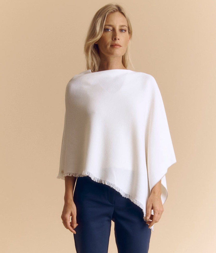 Clearance Devernois Merino Wool Knit Cape