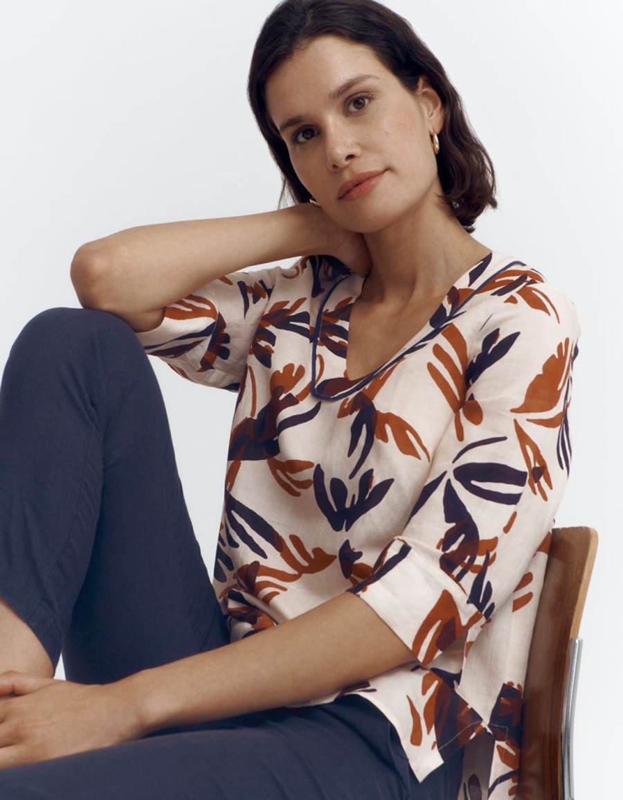 Best Devernois Printed Blouse