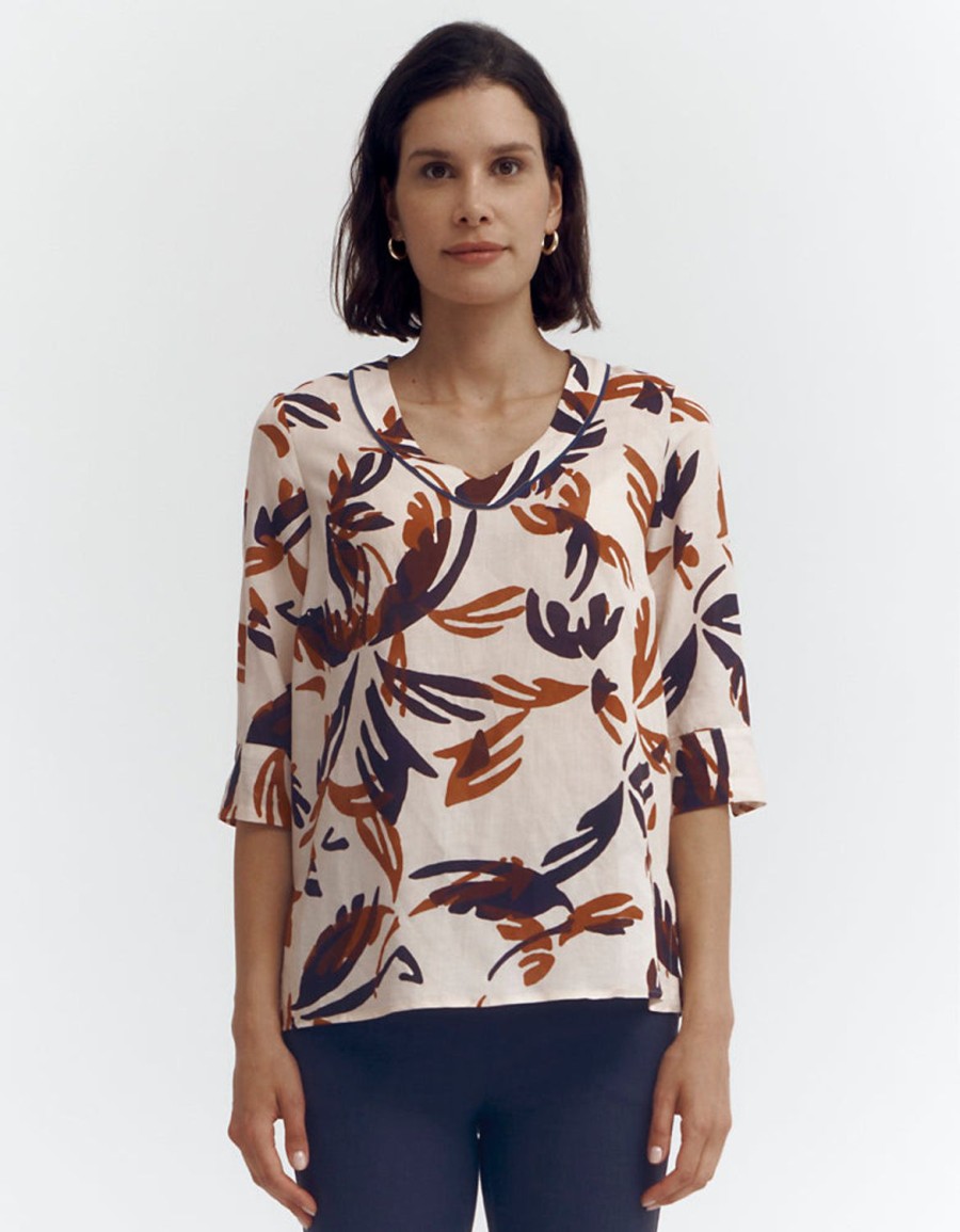 Best Devernois Printed Blouse