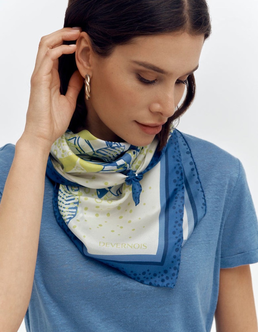 Clearance Devernois Printed Scarf