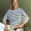 Clearance Devernois Oversized Knit Sailor Top