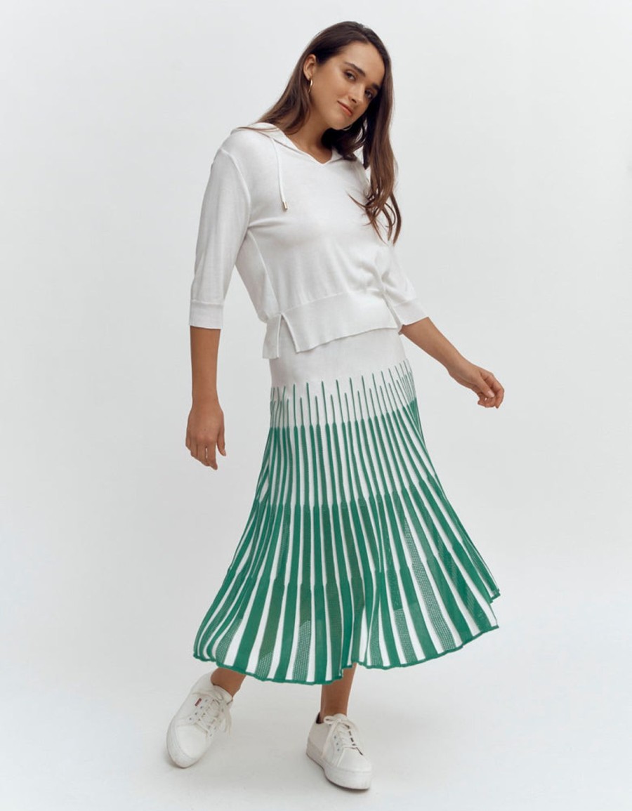 Wholesale Devernois Arrow Knit Skirt